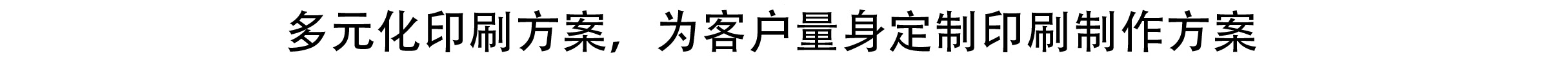定制方案